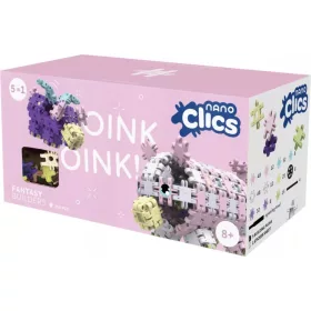   Nano Clics - 5az1-ben 250 db-os kreatív építőjáték, Fantázia világ
