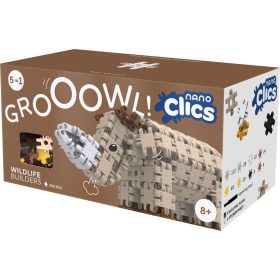   Nano Clics - 5az1-ben 250 db-os kreatív építőjáték, Vadon élő világ