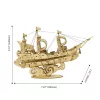 Vitorláshajó 3D fa modell - 118 db-os puzzle