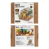 Cathy virágháza -DIY miniatűr házikó készlet 140db-os