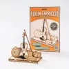 Hegedűművész 3 D fa puzzle modell - 62db-os