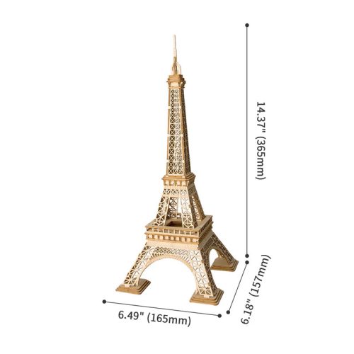 Eiffel torony 3D fa modell - 121 db-os