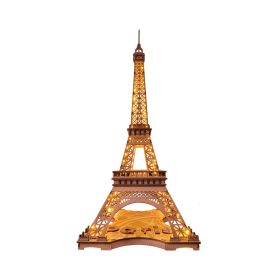   Romantikus éjszakai világító Eiffel torony 3D modell- 164db-os