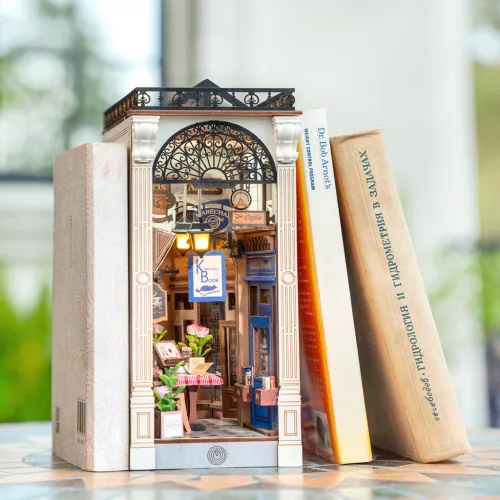 Párizsi hangulat -DIY könyvespolc díszítő - Book nook