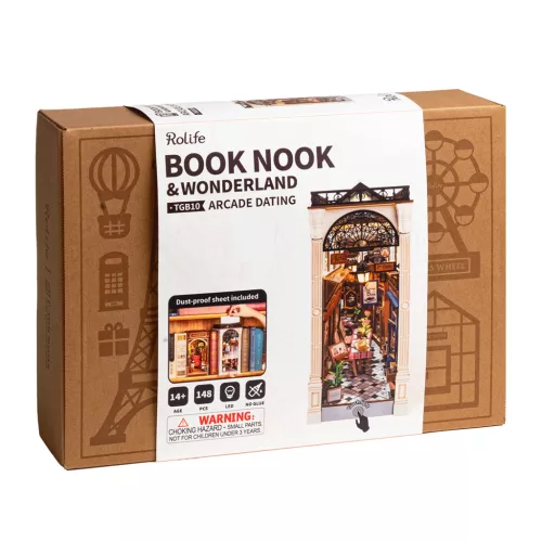 Párizsi hangulat -DIY könyvespolc díszítő - Book nook