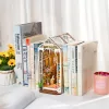 Virágos üvegházikó - DIY könyvespolc díszítő - Book nook