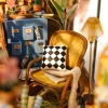 Virágos üvegházikó - DIY könyvespolc díszítő - Book nook