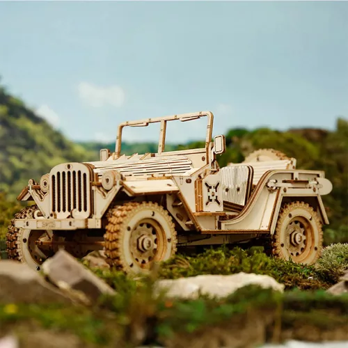 Katonai terepjáró - 3D fa modell - 369db-os