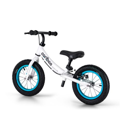 Cariboo csomag - Adventure futóbicikli - White/Blue bukósisakkal és ajándék védőfelszereléssel