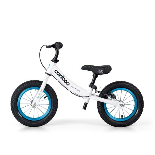 Cariboo csomag - Adventure futóbicikli - White/Blue bukósisakkal és ajándék védőfelszereléssel