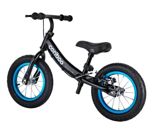 Cariboo csomag - Adventure futóbicikli - Black/Blue bukósisakkal és ajándék védőfelszereléssel