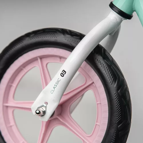 Cariboo csomag - Classic futóbicikli - Mint/Pink bukósisakkal és ajándék védőfelszereléssel