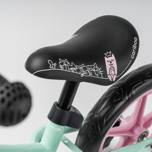 Cariboo csomag - Classic futóbicikli - Mint/Pink bukósisakkal és ajándék védőfelszereléssel