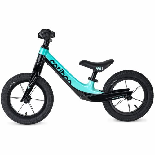 Cariboo csomag - Magnesium Air futóbicikli - Black/Turquoise bukósisakkal és ajándék védőfelszereléssel