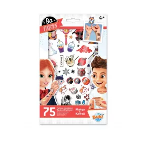 BUKI Lemosható tetoválás, Manga és Kawaii minták 