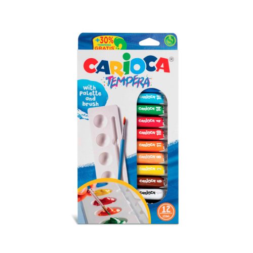 Carioca - Tempera 12 db-os ecsettel   