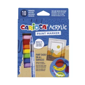 Carioca - Akril ecsetfilctoll  10 db-os