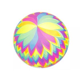 Neon gumilabda eltérő mintával - 22 cm 