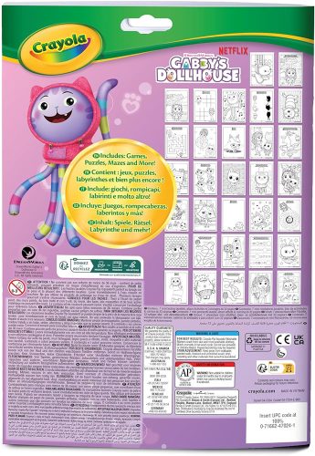 Crayola Színező és matricázó füzet - Gabi babaháza