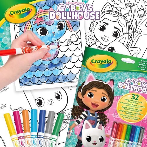 Crayola Színező és matricázó füzet - Gabi babaháza
