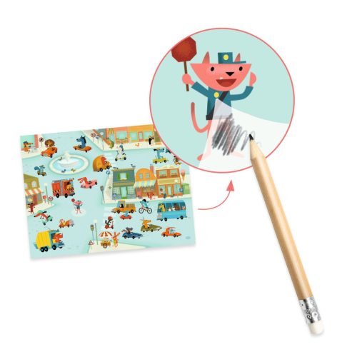 Djeco Satírozó képkészítés - Aszfalt - Asphalt