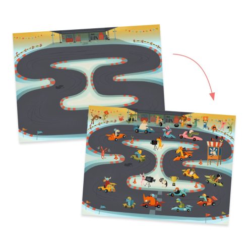 Djeco Satírozó képkészítés - Aszfalt - Asphalt