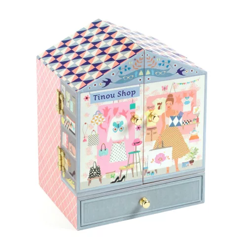 Djeco Zenélő ékszerdoboz - Tina boltja - Tinou shop
