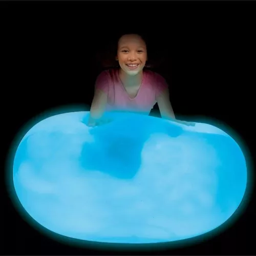 NSI Sötétben világító Wubble, Kék 75 cm