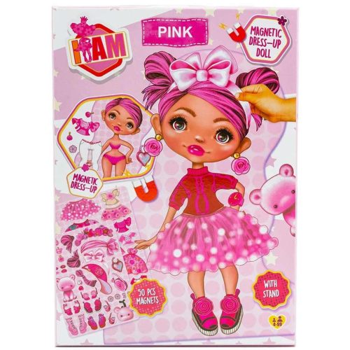 Canenco IAM mágneses öltöztethető baba pink