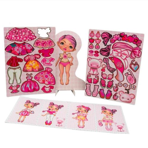 Canenco IAM mágneses öltöztethető baba pink