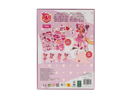 Canenco IAM mágneses öltöztethető baba pink