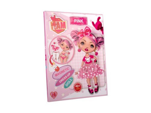 Canenco IAM mágneses öltöztethető baba pink