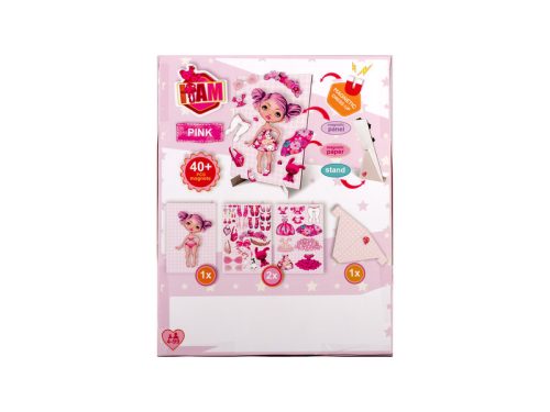 Canenco IAM mágneses öltöztethető baba pink