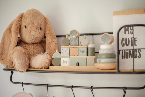 Label Label montesszori formaépítő rudas fa építőjáték  - Oliva