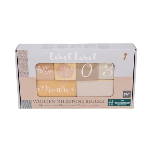 Label Label Fa mérföldkőkockák - Nugát