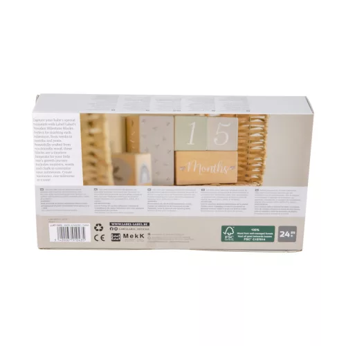 Label Label Fa mérföldkőkockák - Oliva
