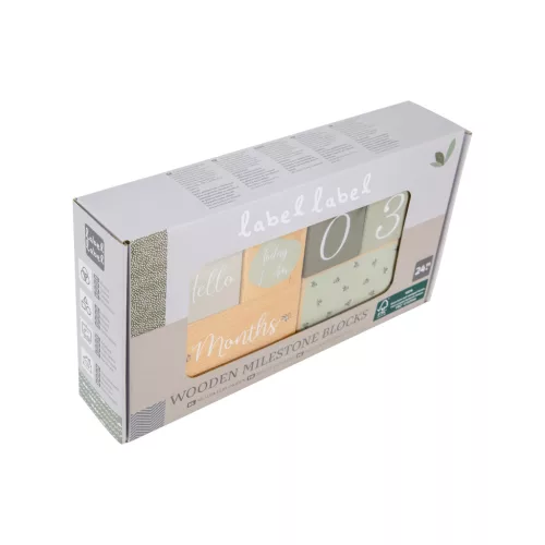 Label Label Fa mérföldkőkockák - Oliva