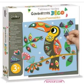 CreaLign - Újrahasználható matricázós képek - Madarak