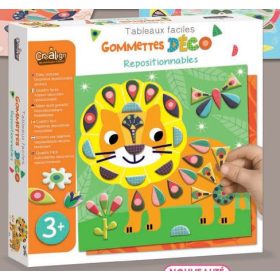 CreaLign - Újrahasználható matricázós képek - Állatok