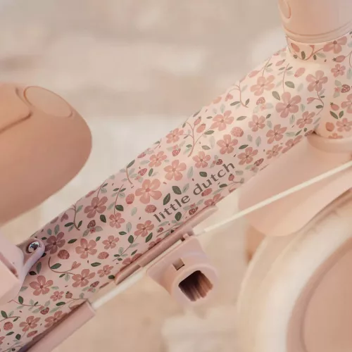 Little Dutch szülőkormányos tricikli - Fairy Floral