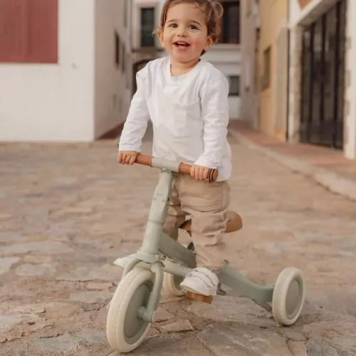 Little Dutch szülőkormányos tricikli - Green