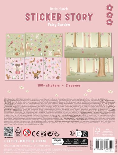 Little Dutch matrica szett - Fairy Garden
