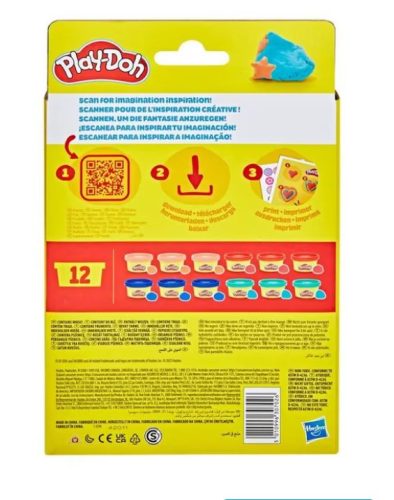 Play-Doh Apró gyurmák 12 db-os csomag