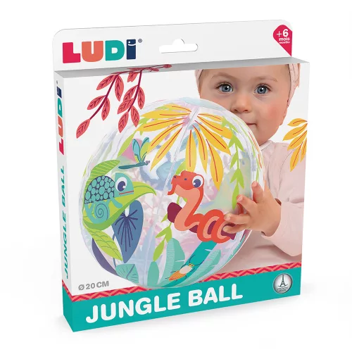 LUDI Felfújható labda - Dzsungel