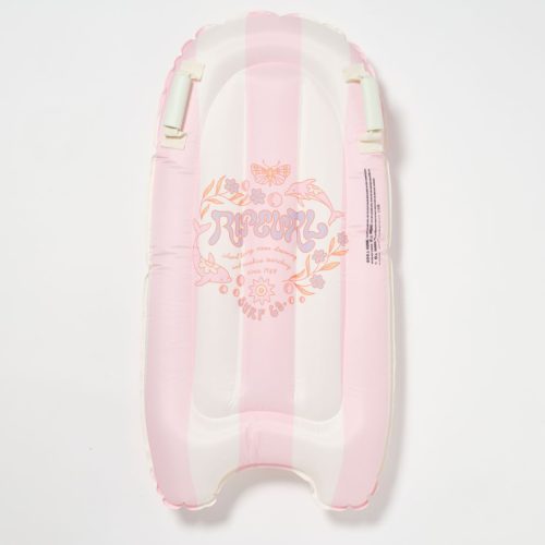 Sunnylife gyerek felfújható szörfdeszka - Dolphin Surf Co Pink Stripe 