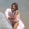 Sunnylife gyerek felfújható szörfdeszka - Dolphin Surf Co Pink Stripe 