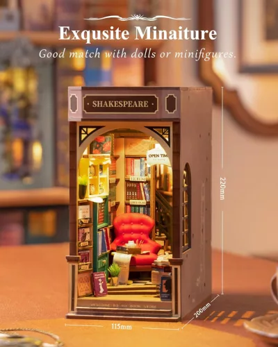 Olvasókuckó-DIY könyvespolc díszítő - Book nook