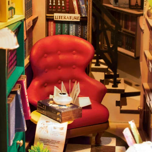 Olvasókuckó-DIY könyvespolc díszítő - Book nook