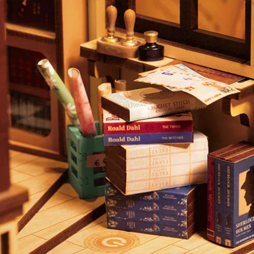 Olvasókuckó-DIY könyvespolc díszítő - Book nook