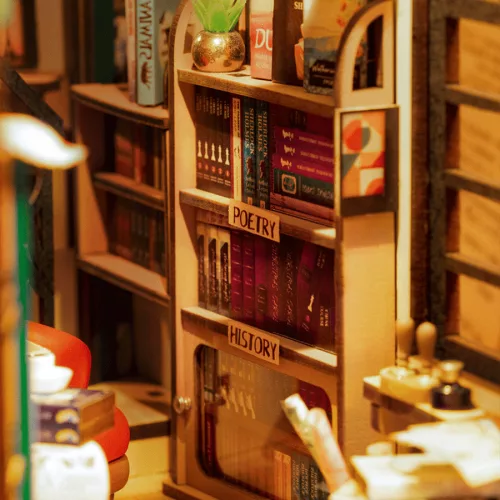Olvasókuckó-DIY könyvespolc díszítő - Book nook